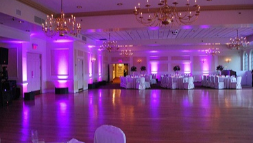 pink uplighting